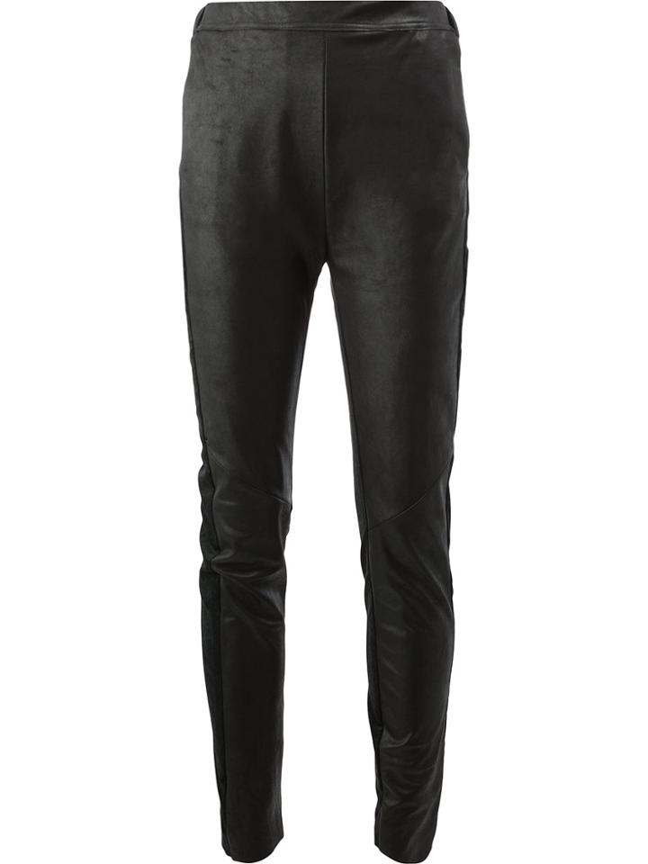 Ilaria Nistri Duo Fabric Leggings - Black
