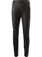Ilaria Nistri Duo Fabric Leggings - Black