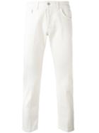 Slim Fit Trousers - Men - Cotton/spandex/elastane - 36, Nude/neutrals, Cotton/spandex/elastane, Entre Amis