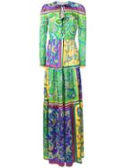 Philosophy Di Lorenzo Serafini Paisley Print Maxi Dress - Green