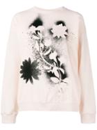 Christopher Kane Sprayed Flower Print Sweatshirt