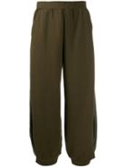 Zucca Fabric Panelled Trousers - Green