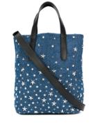 Jimmy Choo Sofia Star-studded Tote - Blue
