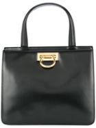 Céline Pre-owned Double Compartment Structured Tote - Black
