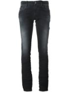 Diesel Slim-fit Jeans, Women's, Size: 25, Black, Cotton/polyester/spandex/elastane