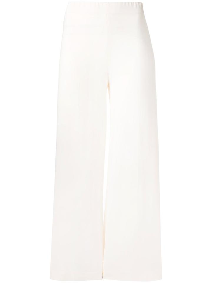 Jucca Wide-legged Cropped Trousers - Nude & Neutrals