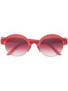 Osklen Osklen X Tarsila Round Sunglasses - Red