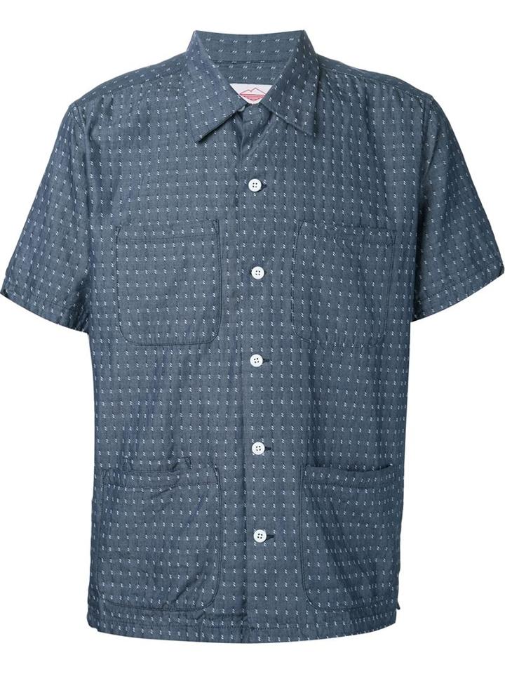 Battenwear Four Pocket Patterned Boxy Button Down Shirt