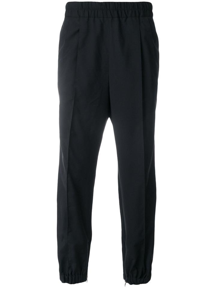 Kris Van Assche Elasticated Waist Track Pants - Black