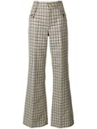 Marc Jacobs Plaid Trousers - Nude & Neutrals