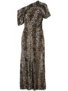 Rachel Comey Plush Asymmetric Midi Dress - Brown