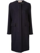 Marni Front Button Coat - Blue