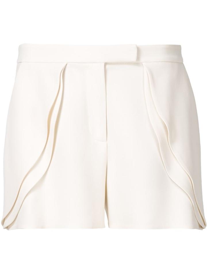 Elie Saab Tailored Ruffle Shorts