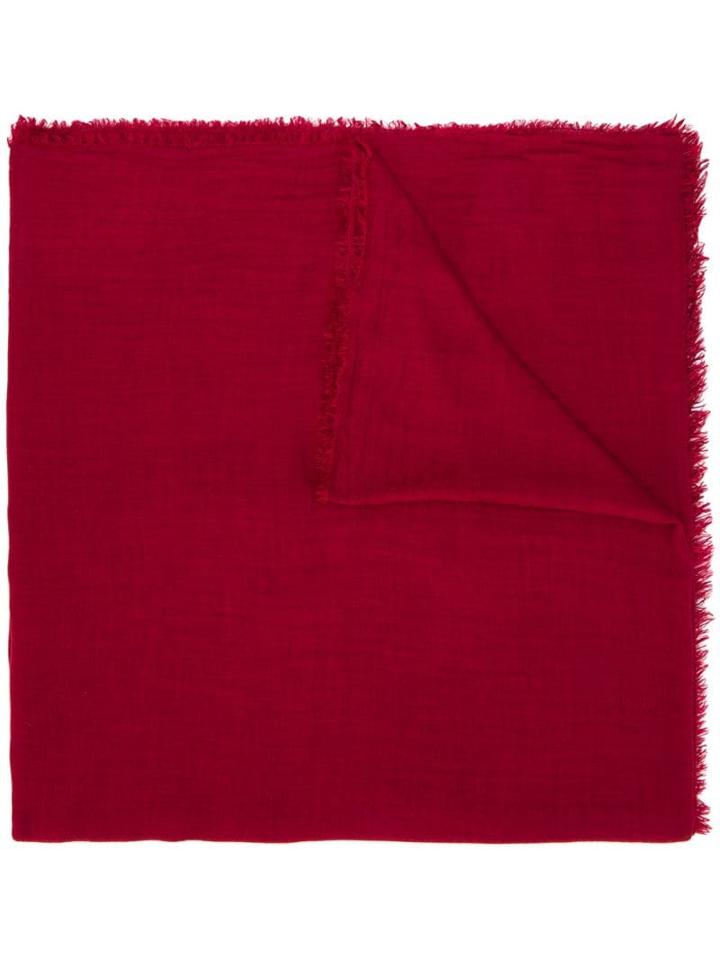 Faliero Sarti Cashmere Blend Scarf - Red