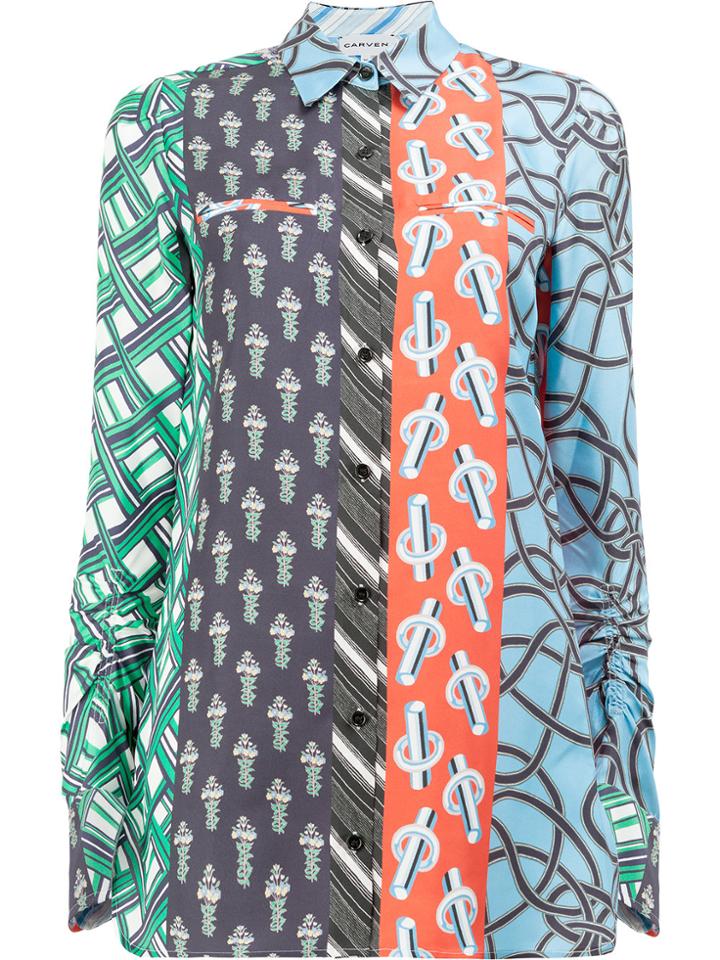 Carven Multi Print Shirt - Multicolour