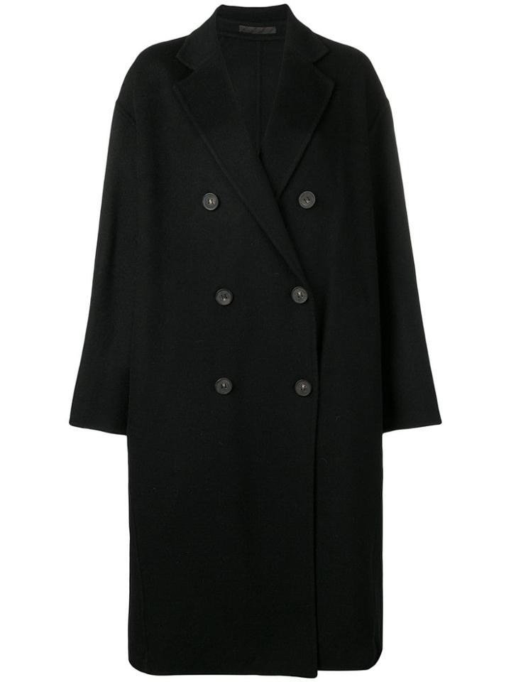 Acne Studios Double Breasted Coat - Black