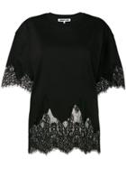 Mcq Alexander Mcqueen Lace Oversized T-shirt - Black