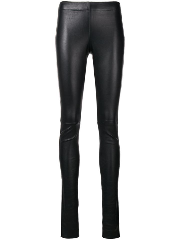Joseph Lambskin Leggings - Blue