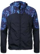 Cp Company Printed Shoulders Hooded Jacket, Men's, Size: 48, Blue, Nylon