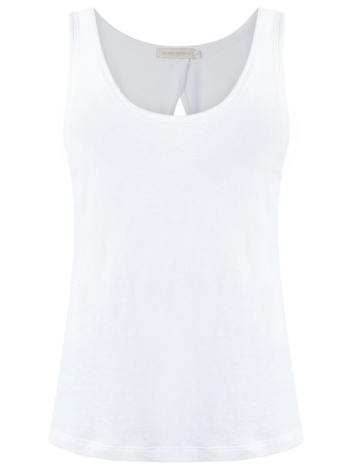 Giuliana Romanno Twist Detail Tank Top