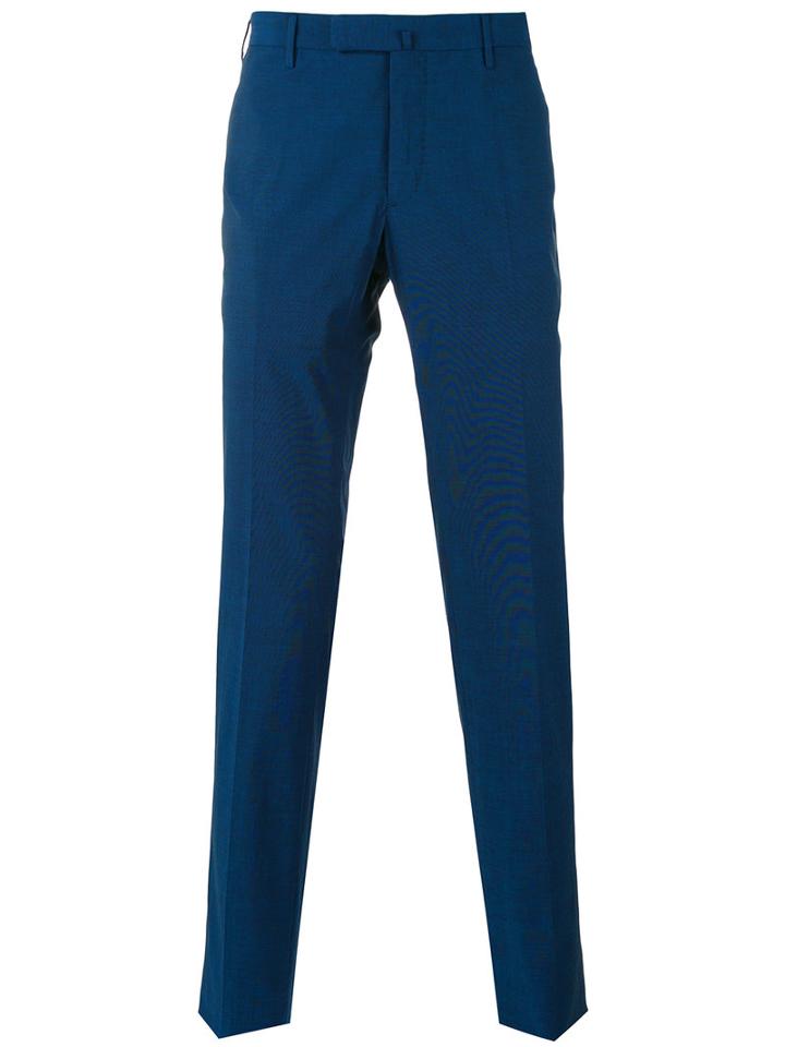 Incotex - Straight-leg Trousers - Men - Cotton/spandex/elastane - 50, Blue, Cotton/spandex/elastane