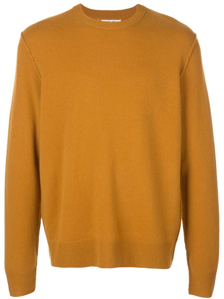 Alex Mill Regular-fit Crew-neck Jumper - Brown