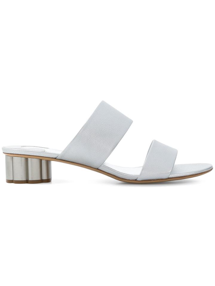 Salvatore Ferragamo Strappy Sandals - Metallic