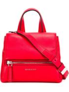 Givenchy Mini Pandora Pure Tote, Women's, Red, Calf Leather