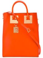 Sophie Hulme - Albion Tote - Women - Calf Leather - One Size, Women's, Yellow/orange, Calf Leather
