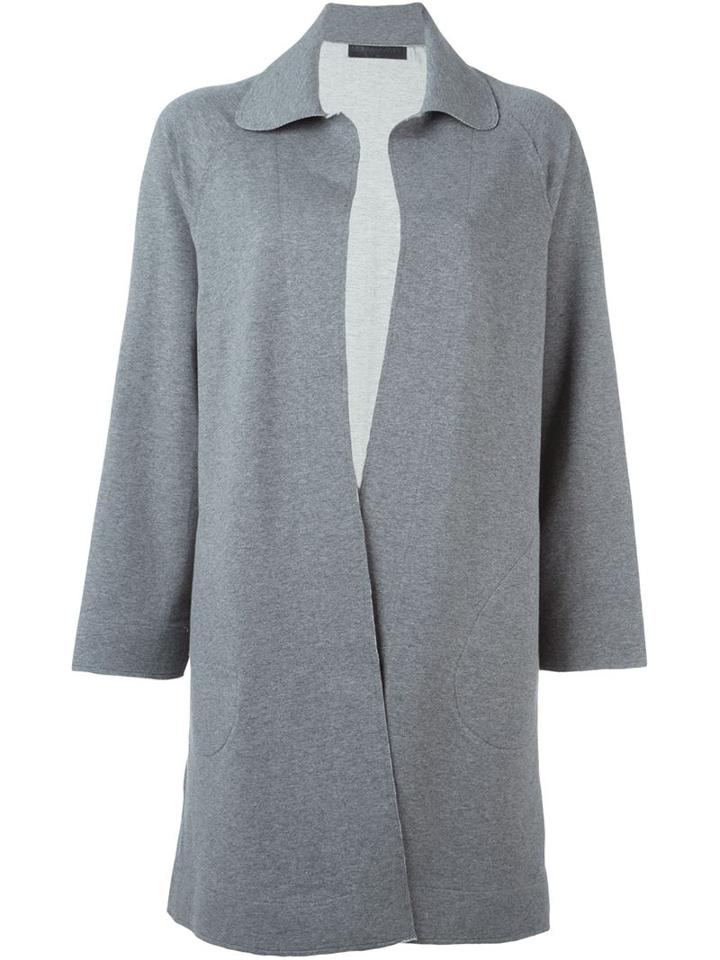 Norma Kamali Classic Collar Jersey Coat