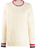 Golden Goose Flag Knit Sweater - Neutrals