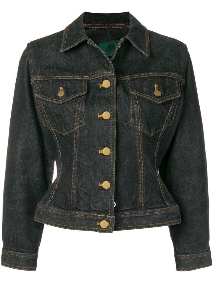 Jean Paul Gaultier Vintage Fitted Denim Jacket - Grey