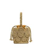Mehry Mu Chacha Shell Woven Rope Mini Bag - Gold