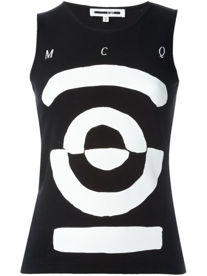 Mcq Alexander Mcqueen Tribal Markings Print Tank Top