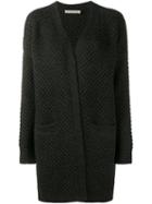 Vince Oversized Cardigan, Women's, Size: Small, Grey, Wool/yak