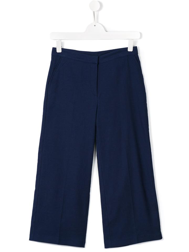 Dondup Kids Wide Leg Trousers, Girl's, Size: 14 Yrs, Blue