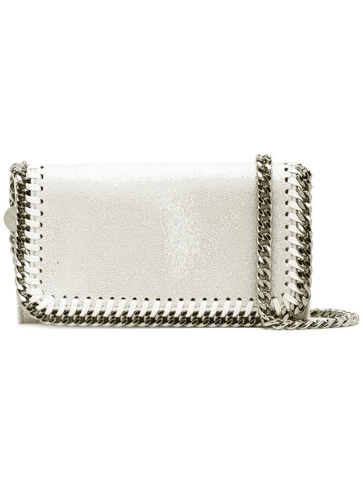 Stella Mccartney - Mini Falabella Crossbody Bag - Women - Artificial Leather - One Size, Grey, Artificial Leather