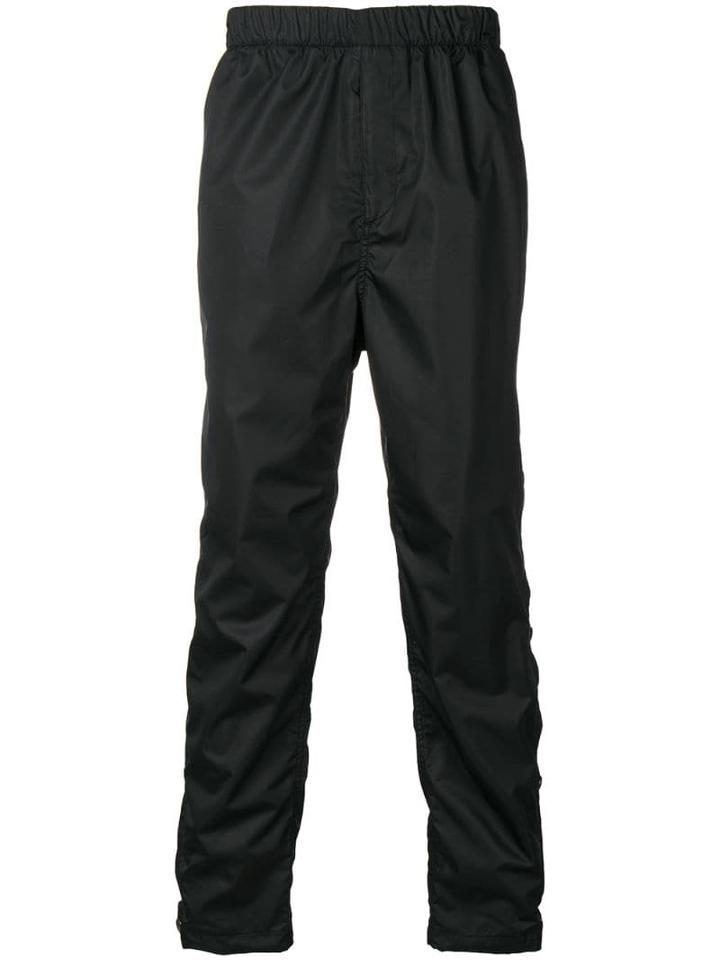 Givenchy Side Button Joggers - Black
