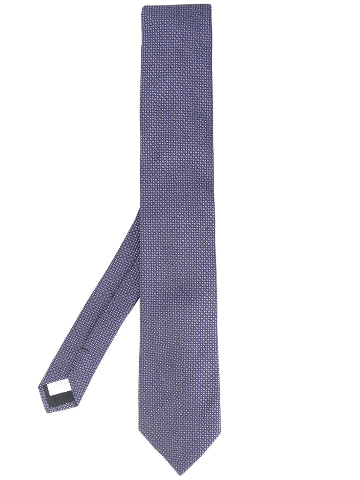 Lardini Circle Jacquard Tie - Blue