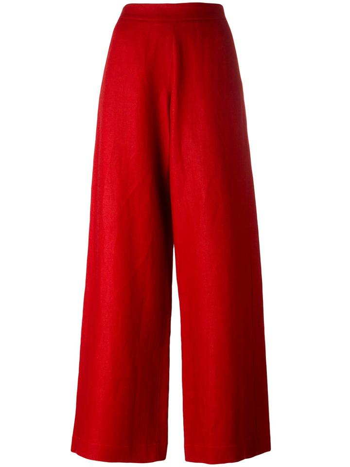 Société Anonyme - Summerlene Pants - Women - Linen/flax - 46, Red, Linen/flax
