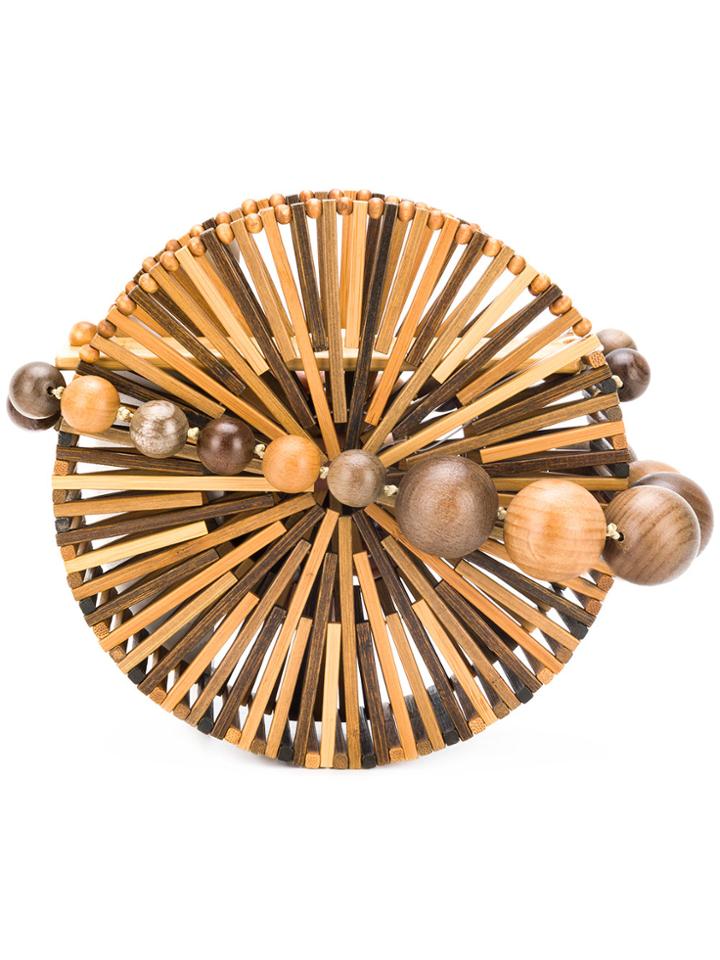 Cult Gaia Luna Shoulder Bag - Brown