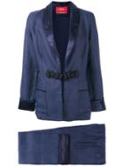 F.r.s For Restless Sleepers - Eirene + Armonia Suit - Women - Linen/flax - S, Blue, Linen/flax