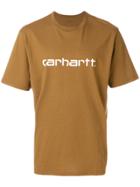 Carhartt Logo Patch T-shirt - Brown