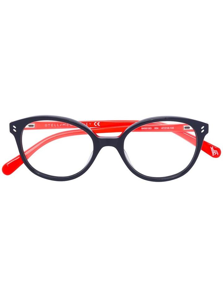 Stella Mccartney Kids Colour Block Glasses, Blue