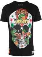 Plein Sport Crocodile And Skull Print T-shirt - Black