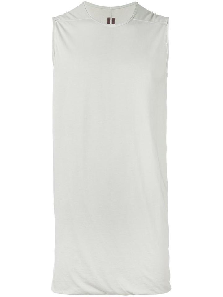 Rick Owens Drkshdw Basic Tank Top, Men's, Size: Large, Grey, Cotton