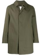 Mackintosh Dunoon Grape Leaf Bonded Cotton Short Coat Gr-1002d - Green