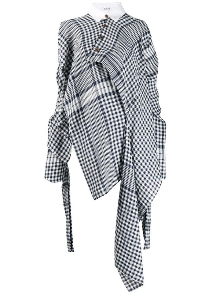 Loewe Asymmetric Deconstructed Blouse - Blue