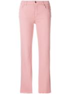 Etro Cropped Jeans - Pink & Purple
