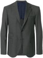 Mp Massimo Piombo Woven Blazer - Grey